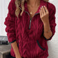 🔥Limited stock available 50% OFF🔥💥Half-Zip Fuzzy Sweatshirt 🍂 | Cloud-Soft + Roomy Pockets – Comfy Daily/Lounge
