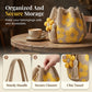 Crochet Bucket Bag for Women