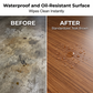 Self-Adhesive Wood Grain Skirting Board Peel
