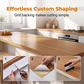Self-Adhesive Wood Grain Skirting Board Peel
