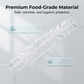Clear Elastic Food Storage Covers