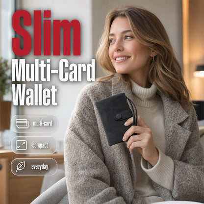 Women's Multi-Card Slot Clutch Wallet