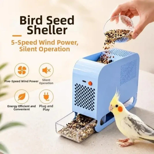 Electric Bird Seed Sheller & Chaff Separator